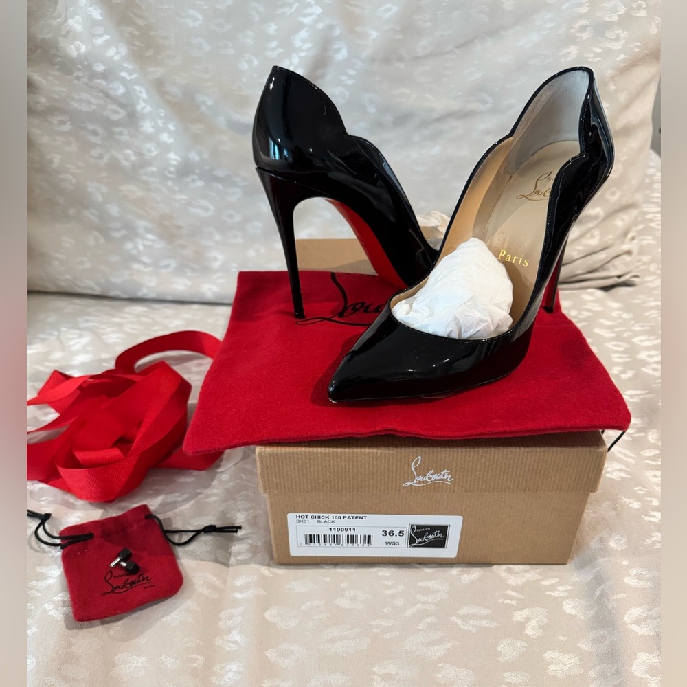 100% Auth. Christian Louboutin “Hot Chick” Heels!